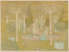 The Park , 1897. Creator: Gaston de Latenay (French, 1859-1943)