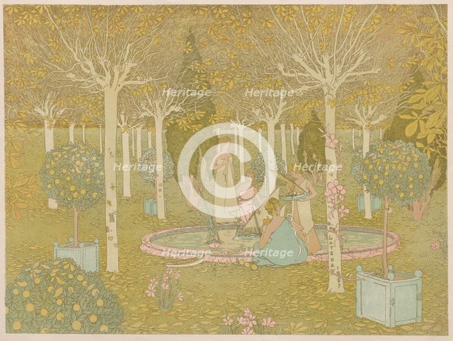 The Park , 1897. Creator: Gaston de Latenay (French, 1859-1943).
