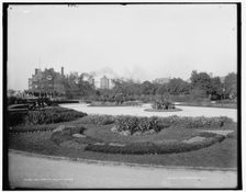 The Park at Pullman, Ill's., between 1890 and 1901. Creator: Unknown