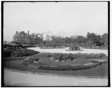 The Park at Pullman, Ill's., between 1890 and 1901. Creator: Unknown
