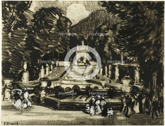 The Park, La Granga, c. 1903. Creator: Joseph J Pennell.