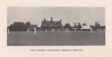 The Parks, cricket ground of Oxford University, 1912. Artist: Hills and Saunders
