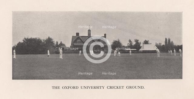 The Parks, cricket ground of Oxford University, 1912. Artist: Hills and Saunders.