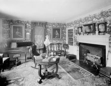 The Parlor, Thomas Bailey Aldrich Memorial, Portsmouth, N.H., between 1900 and 1920. Creator: Unknown