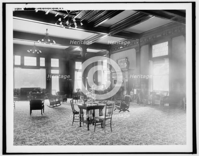 The Parlor, Lake Mohonk House, N.Y., (1902?). Creator: Unknown.