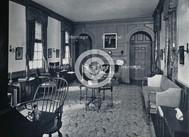 'The Parlour of the Raleigh Tavern', c1938. Artist: Unknown.