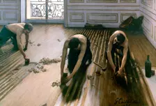 The Parquet Planers 1875. Artist: Gustave Caillebotte