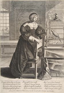 The Parrot, 1620-76. Creator: Abraham Bosse
