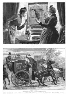 'The Parrot and the Cabbies - An Incident at a Seaside Holiday Resort 1891