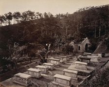 The Parsee Cemetery, Happy Valley, Hong Kong, c1873. Creator: William Pryor Floyd