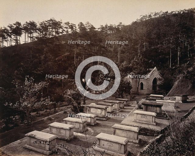 The Parsee Cemetery, Happy Valley, Hong Kong, c1873.  Creator: William Pryor Floyd.