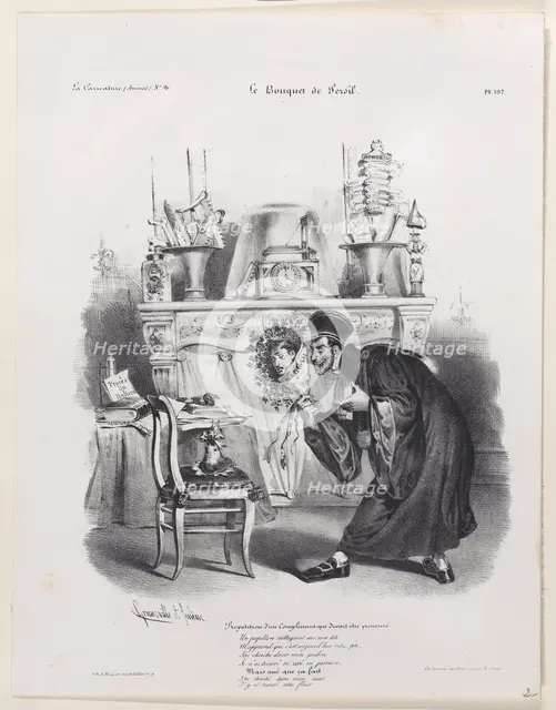 The Parsley Bouquet, 1832. Creator: Becquet.