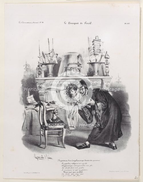 The Parsley Bouquet, 1832. Creator: Becquet.