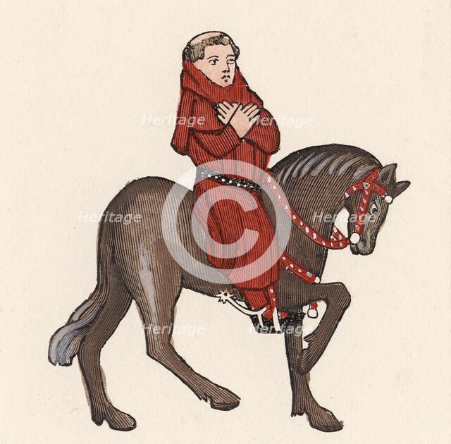 'The Parson', from Geoffrey Chaucer's Canterbury Tales. Artist: Unknown
