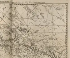 The part of the Bahama banks, from The West-India atlas , 1771. Creator: Jefferys, Thomas (ca. 1719-1771)