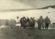 The Party Which Ascended Mount Erebus Leaving The Hut 1908, (1909)