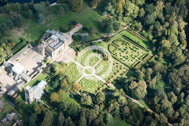 The Parterre Garden at Elvaston Castle, now part of Elvaston Castle Country Park, Derbyshire, 2018. Creator: Emma Trevarthen.