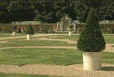 The parterre, Kirby Hall, Northamptonshire, 1998. Artist: N Corrie