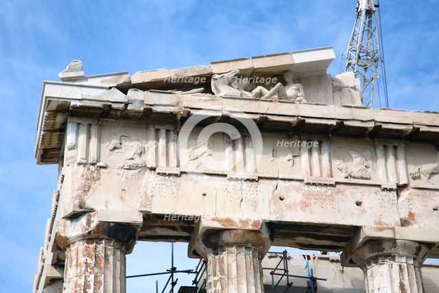 The Parthenon, The Acropolis, Athens, Greece. Creator: Samuel Magal.
