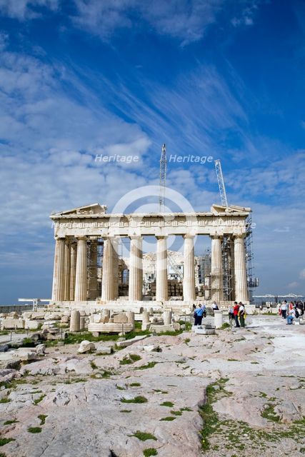 The Parthenon, The Acropolis, Athens, Greece. Creator: Samuel Magal.