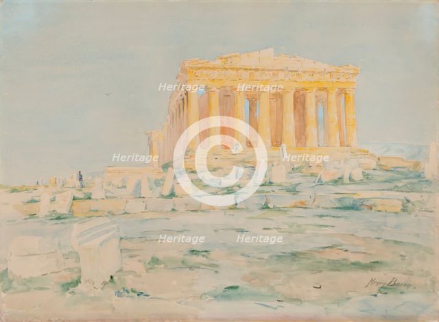 The Parthenon, West Facade, n.d. Creator: Henry Bacon.