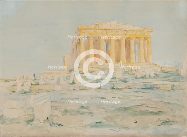 The Parthenon, West Facade, n.d. Creator: Henry Bacon.