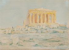 The Parthenon, West Facade, n.d. Creator: Henry Bacon