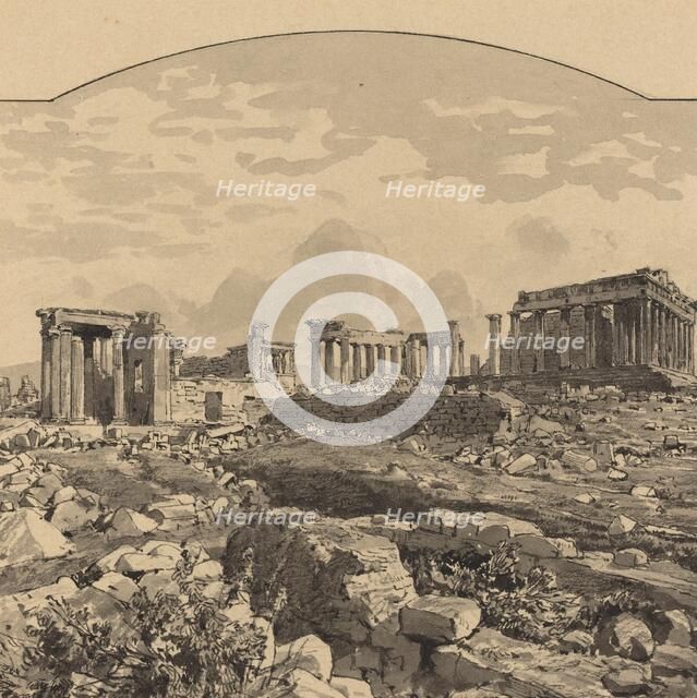 The Parthenon from the East, 1890. Creator: Themistocles von Eckenbrecher.