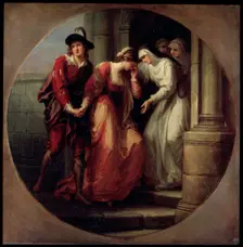The Parting of Abelard and Heloise before 1780. Artist: Angelika Kauffmann