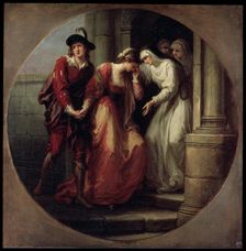 The Parting of Abelard and Heloise before 1780. Artist: Angelika Kauffmann