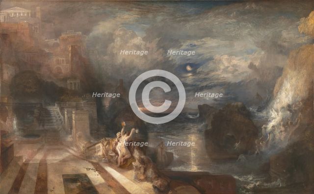 The Parting of Hero and Leander, before 1837. Artist: Turner, Joseph Mallord William (1775-1851)