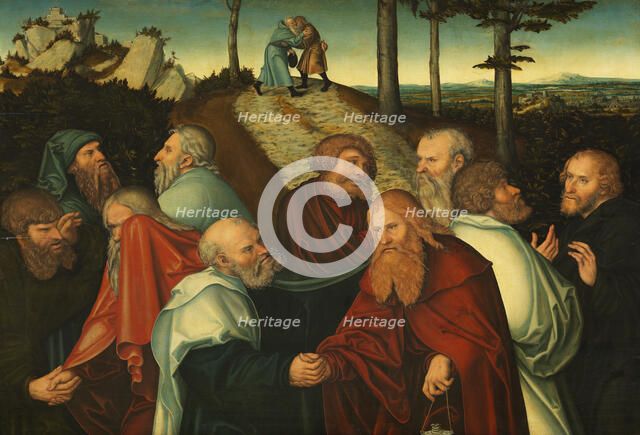 The Parting of the Apostles. Creator: Hans Cranach.