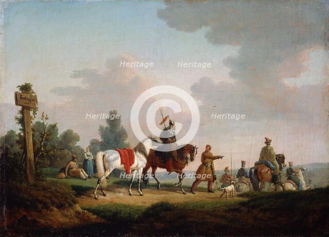 'The Partisans in 1812', 1820.  Artist: Edouard Swebach