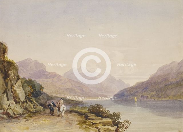 The Path By The Lake/ Ben Voirlich, 1836. Creator: David Cox the Younger.