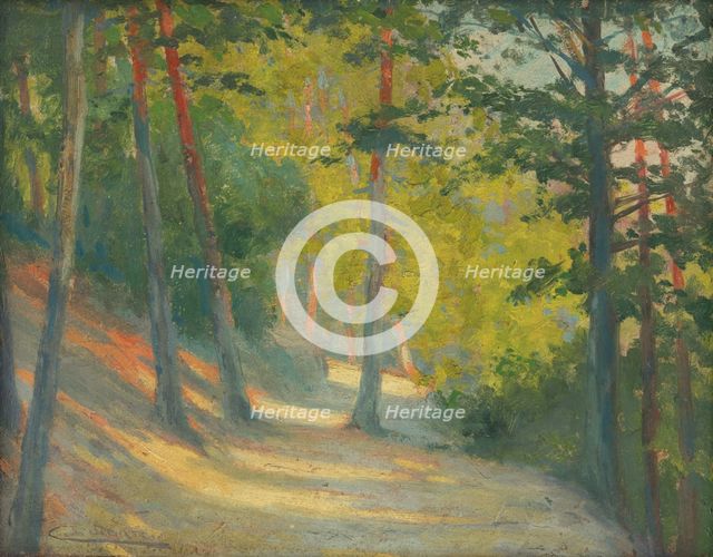 The path to Bankov, 1909-1913. Creator: Ludovit Cordak.