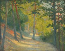 The path to Bankov, 1909-1913. Creator: Ludovit Cordak