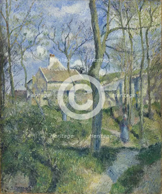 The Path to Les Pouilleux, Pontoise, 1881. Artist: Pissarro, Camille (1830-1903)