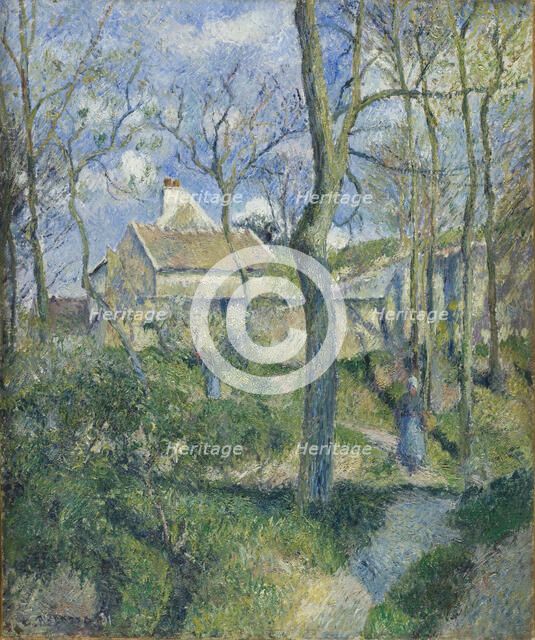 The Path to Les Pouilleux, Pontoise, 1881. Artist: Pissarro, Camille (1830-1903)
