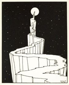 The Path to the Moon, from A Book of Images, pub. 1898. Creator: William Thomas Horton (1864 - 1919)