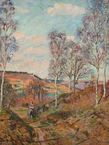 The path to the valley, 1885. Creator: Armand Guillaumin