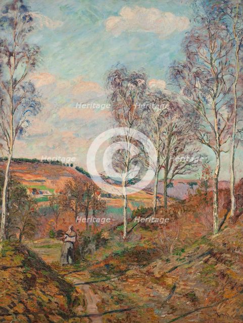The path to the valley, 1885. Creator: Armand Guillaumin.