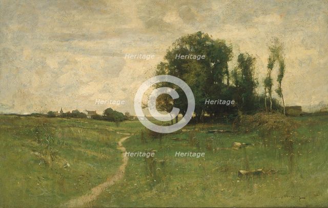 The Path to the Village, 1882. Creator: John Francis Murphy.