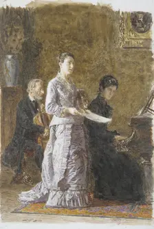 The Pathetic Song, 1881. Creator: Thomas Eakins