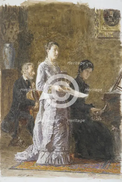 The Pathetic Song, 1881. Creator: Thomas Eakins.