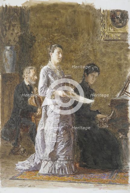 The Pathetic Song, 1881. Creator: Thomas Eakins.