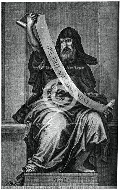 'The Patriarch Job', 15th century, (1870). Artist: Unknown