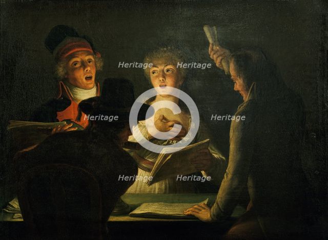 'The Patriotic Singers', 1794. Artist: Dominique Doncre