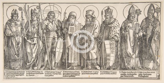 The Patron Saints of Austria, 1515-17. Creator: Albrecht Durer.