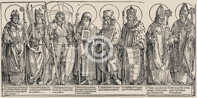 The Patron Saints of Austria, c1515. Creator: Dürer, Albrecht (1471-1528).