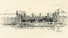 The Pavilions of Horticulture and Forestry by Tony Grubhofer 1900. Creator: Tony Grubhofer